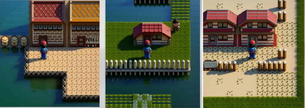 初代ポケモン 全つりざおの位置を示した図