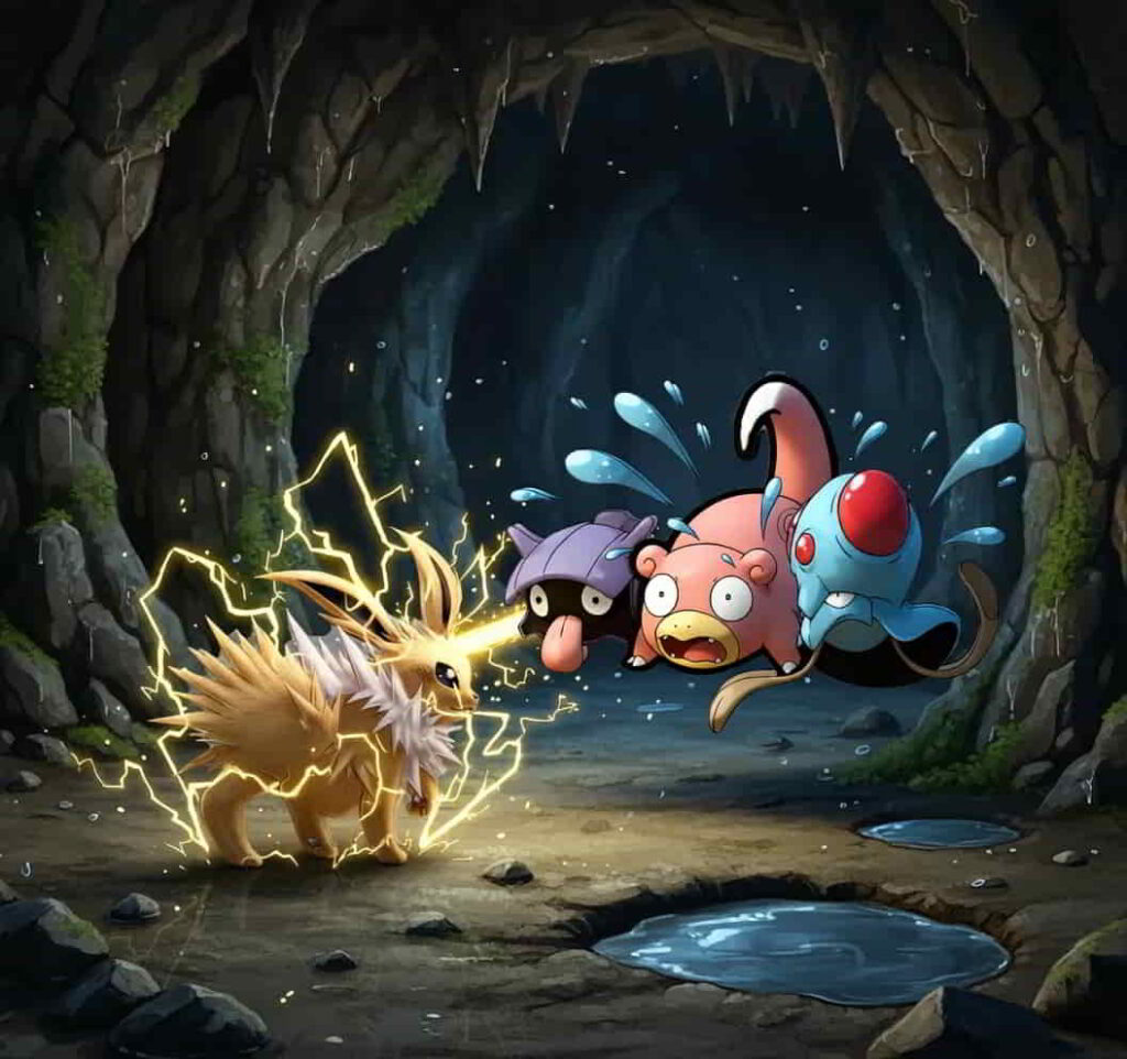 初代ポケモン 電気タイプが苦手な水タイプポケモン