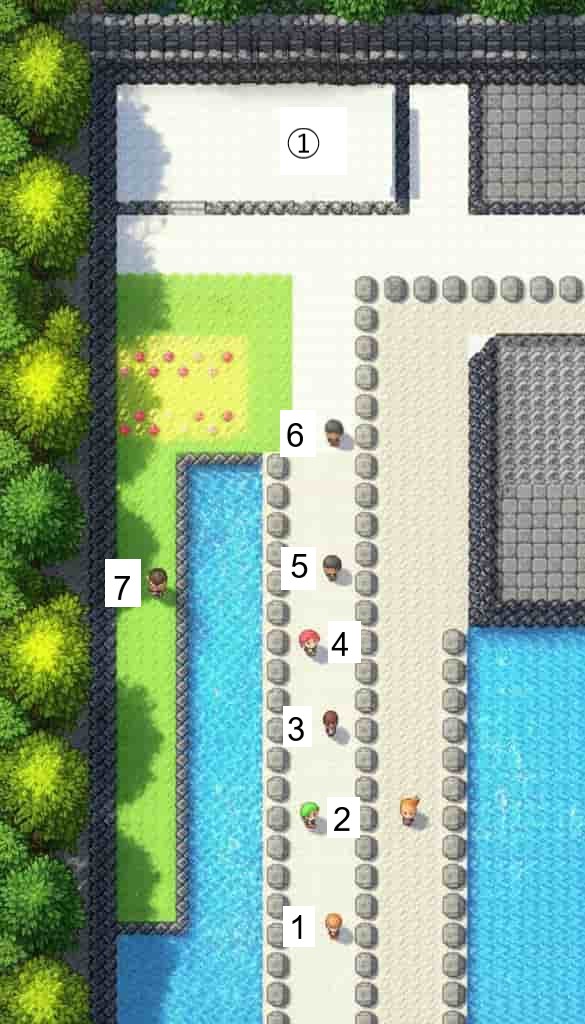 24番道路のトレーナーとアイテム情報