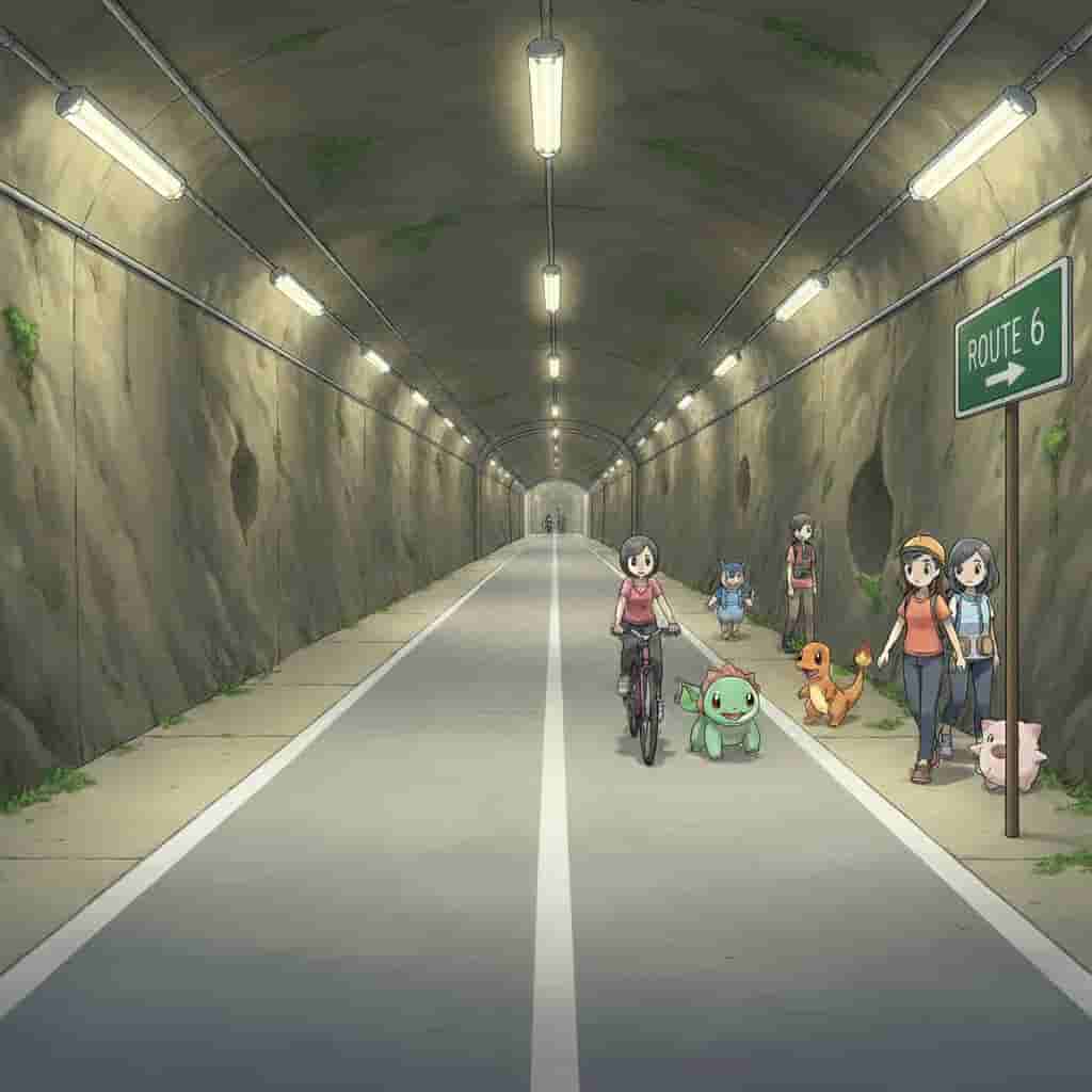 初代ポケモン 5番道路と6番道路をつなぐ地下通路